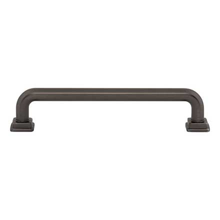 Atlas Homewares [A6024-SL] Die Cast Zinc Cabinet Pull Handle - Kimberton Series - Oversized - Slate Finish - 5 1/16&quot; C/C -  5 3/4&quot; L