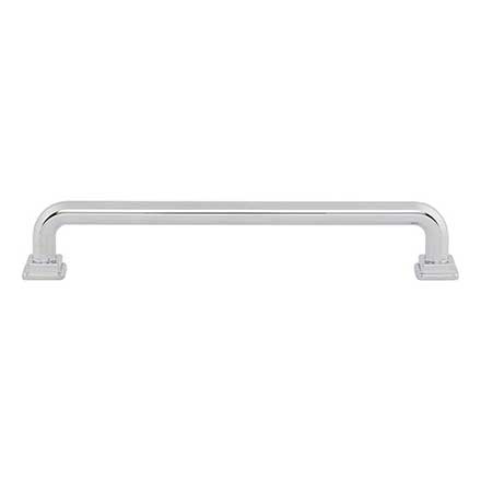 Atlas Homewares [A6025-CH] Die Cast Zinc Cabinet Pull Handle - Kimberton Series - Oversized - Polished Chrome Finish - 6 5/16&quot; C/C -  7&quot; L