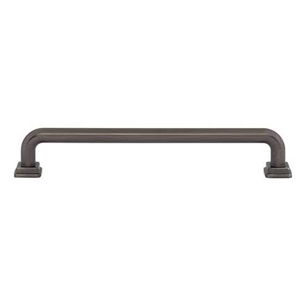 Atlas Homewares [A6025-SL] Die Cast Zinc Cabinet Pull Handle - Kimberton Series - Oversized - Slate Finish - 6 5/16&quot; C/C -  7&quot; L