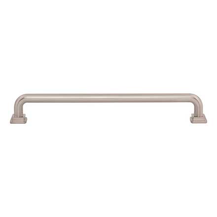 Atlas Homewares [A6026-BRN] Die Cast Zinc Cabinet Pull Handle - Kimberton Series - Oversized - Brushd Nickel Finish - 7 9/16&quot; C/C - 8 1/4&quot; L