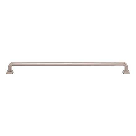 Atlas Homewares [A6027-BRN] Die Cast Zinc Cabinet Pull Handle - Kimberton Series - Oversized - Brushed Nickel Finish - 12" C/C - 12 3/4" L