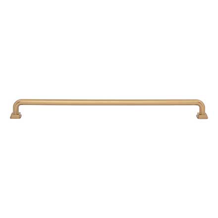 Atlas Homewares [A6027-WB] Die Cast Zinc Cabinet Pull Handle - Kimberton Series - Oversized - Warm Brass Finish - 12&quot; C/C - 12 3/4&quot; L