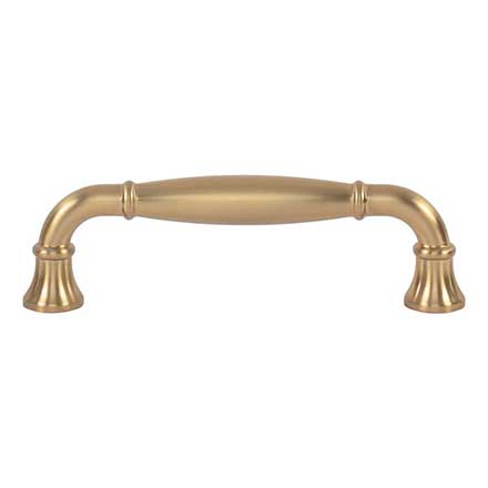 Atlas Homewares [A6012-WB] Die Cast Zinc Cabinet Pull Handle - Lanehurst Series - Standard Size - Warm Brass Finish - 3 3/4" C/C - 4 3/8" L
