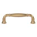 Atlas Homewares [A6012-WB] Die Cast Zinc Cabinet Pull Handle - Lanehurst Series - Standard Size - Warm Brass Finish - 3 3/4" C/C - 4 3/8" L