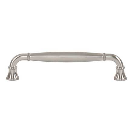 Atlas Homewares [A6013-BRN] Die Cast Zinc Cabinet Pull Handle - Lanehurst Series - Oversized - Brushed Nickel Finish - 5 1/16" C/C - 5 11/16" L