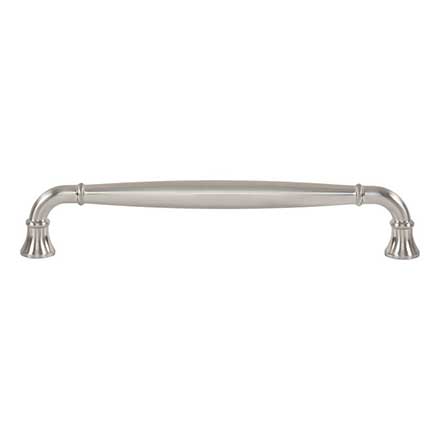 Atlas Homewares [A6014-BRN] Die Cast Zinc Cabinet Pull Handle - Lanehurst Series - Oversized - Brushed Nickel Finish - 6 5/16" C/C - 6 15/16" L