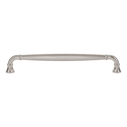 Atlas Homewares [A6015-BRN] Die Cast Zinc Cabinet Pull Handle - Lanehurst Series - Oversized - Brushed Nickel Finish - 7 9/16" C/C - 8 3/16" L
