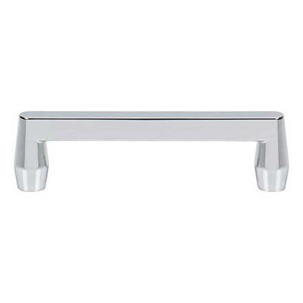 Atlas Homewares [A6051-CH] Die Cast Zinc Cabinet Pull Handle - Lannis Series - Standard Size - Polished Chrome Finish - 3 3/4" C/C - 4 5/16" L