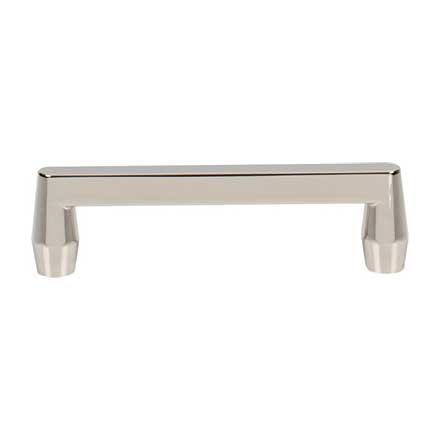 Atlas Homewares [A6051-PN] Die Cast Zinc Cabinet Pull Handle - Lannis Series - Standard Size - Polished Nickel Finish - 3 3/4" C/C - 4 5/16" L