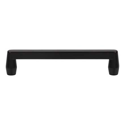 Atlas Homewares [A6052-BL] Die Cast Zinc Cabinet Pull Handle - Lannis Series - Oversized - Matte Black Finish - 5 1/16" C/C -5 5/8" L