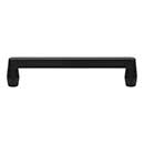 Atlas Homewares [A6052-BL] Die Cast Zinc Cabinet Pull Handle - Lannis Series - Oversized - Matte Black Finish - 5 1/16" C/C -5 5/8" L