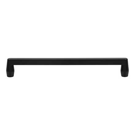 Atlas Homewares [A6054-BL] Die Cast Zinc Cabinet Pull Handle - Lannis Series - Oversized - Matte Black Finish - 7 9/16" C/C - 8 1/8" L