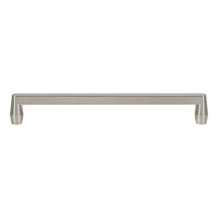 Atlas Homewares [A6054-BRN] Die Cast Zinc Cabinet Pull Handle - Lannis Series - Oversized - Brushed Nickel Finish - 7 9/16" C/C - 8 1/8" L