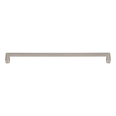 Atlas Homewares [A6056-BRN] Die Cast Zinc Cabinet Pull Handle - Lannis Series - Oversized - Brushed Nickel Finish - 12" C/C - 12 9/16" L
