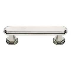 Atlas Homewares [320-PN] Die Cast Zinc Cabinet Pull Handle - Dickinson Series - Standard Size - Polished Nickel Finish - 3" C/C - 4 3/16" L