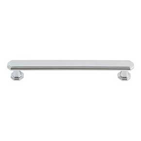 Atlas Homewares [321-CH] Die Cast Zinc Cabinet Pull Handle - Dickinson Series - Oversized - Polished Chrome Finish - 6 5/16" C/C - 7 5/16" L