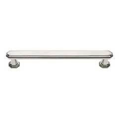 Atlas Homewares [321-PN] Die Cast Zinc Cabinet Pull Handle - Dickinson Series - Oversized - Polished Nickel Finish - 6 5/16" C/C - 7 5/16" L