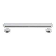 Atlas Homewares [348-CH] Die Cast Zinc Cabinet Pull Handle - Dickinson Series - Oversized - Polished Chrome Finish - 5 1/16&quot; C/C - 5 13/16&quot; L