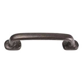 Atlas Homewares [333-ORB] Die Cast Zinc Cabinet Pull Handle - Distressed Series - Standard Size - Oil Rubbed Bronze Finish - 3" C/C - 3 13/16" L