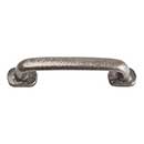 Atlas Homewares [333-P] Die Cast Zinc Cabinet Pull Handle - Distressed Series - Standard Size - Pewter Finish - 3&quot; C/C - 3 13/16&quot; L