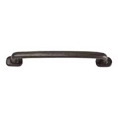 Atlas Homewares [334-ORB] Die Cast Zinc Cabinet Pull Handle - Distressed Series - Oversized - Oil Rubbed Bronze Finish - 5 1/16&quot; C/C - 6&quot; L