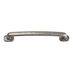 Atlas Homewares [334-P] Die Cast Zinc Cabinet Pull Handle - Distressed Series - Oversized - Pewter Finish - 5 1/16&quot; C/C - 6&quot; L