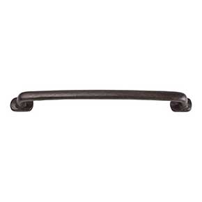 Atlas Homewares [335-ORB] Die Cast Zinc Cabinet Pull Handle - Distressed Series - Oversized - Oil Rubbed Bronze Finish - 6 5/16" C/C - 7 3/16" L