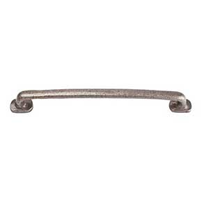 Atlas Homewares [335-P] Die Cast Zinc Cabinet Pull Handle - Distressed Series - Oversized - Pewter Finish - 6 5/16" C/C - 7 3/16" L