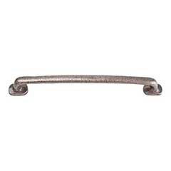Atlas Homewares [335-P] Die Cast Zinc Cabinet Pull Handle - Distressed Series - Oversized - Pewter Finish - 6 5/16" C/C - 7 3/16" L