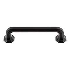 Atlas Homewares [419-BL] Die Cast Zinc Cabinet Pull Handle - Elizabeth Series - Standard Size - Matte Black Finish - 3 3/4&quot; C/C - 4 9/16&quot; L