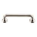 Atlas Homewares [419-BRN] Die Cast Zinc Cabinet Pull Handle - Elizabeth Series - Standard Size - Brushed Nickel Finish - 3 3/4&quot; C/C - 4 9/16&quot; L