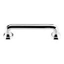 Atlas Homewares [419-CH] Die Cast Zinc Cabinet Pull Handle - Elizabeth Series - Standard Size - Polished Chrome Finish - 3 3/4" C/C - 4 9/16" L