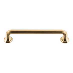 Atlas Homewares [419-WB] Die Cast Zinc Cabinet Pull Handle - Elizabeth Series - Standard Size - Warm Brass Finish - 3 3/4" C/C - 4 9/16" L