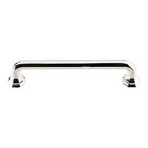 Atlas Homewares [420-BRN] Die Cast Zinc Cabinet Pull Handle - Elizabeth Series - Oversized - Brushed Nickel Finish - 5 1/16" C/C - 5 7/8" L