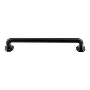 Atlas Homewares [421-BL] Die Cast Zinc Cabinet Pull Handle - Elizabeth Series - Oversized - Matte Black Finish - 6 5/16" C/C - 7 1/8" L