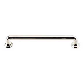 Atlas Homewares [421-PN] Die Cast Zinc Cabinet Pull Handle - Elizabeth Series - Oversized - Polished Nickel Finish - 6 5/16" C/C - 7 1/8" L