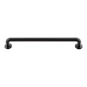Atlas Homewares [422-BL] Die Cast Zinc Cabinet Pull Handle - Elizabeth Series - Oversized - Matte Black Finish - 7 9/16" C/C - 8 3/8" L