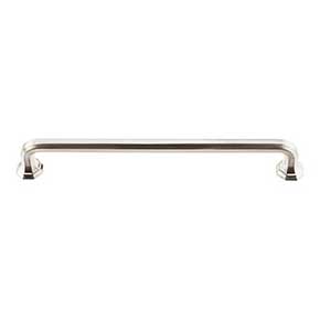 Atlas Homewares [422-BRN] Die Cast Zinc Cabinet Pull Handle - Elizabeth Series - Oversized - Brushed Nickel Finish - 7 9/16" C/C - 8 3/8" L
