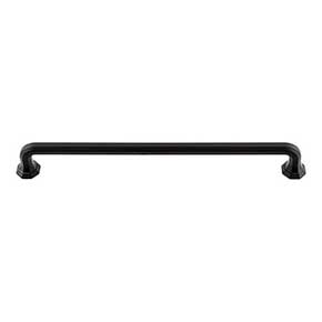 Atlas Homewares [423-BL] Die Cast Zinc Cabinet Pull Handle - Elizabeth Series - Oversized - Matte Black Finish - 8 13/16" C/C - 9 5/8" L