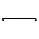 Atlas Homewares [424-BL] Die Cast Zinc Cabinet Pull Handle - Elizabeth Series - Oversized - Matte Black Finish - 12&quot; C/C - 12 13/16&quot; L