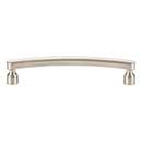 Atlas Homewares [A681-BRN] Die Cast Zinc Cabinet Pull Handle - Lennox Series - Oversized - Brushed Nickel Finish - 5 1/16&quot; C/C -  5 9/16&quot; L