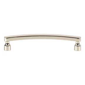 Atlas Homewares [A681-PN] Die Cast Zinc Cabinet Pull Handle - Lennox Series - Oversized - Polished Nickel Finish - 5 1/16" C/C - 5 9/16" L