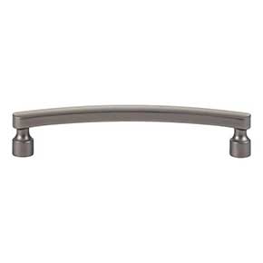 Atlas Homewares [A681-SL] Die Cast Zinc Cabinet Pull Handle - Lennox Series - Oversized - Slate Finish - 5 1/16" C/C - 5 9/16" L