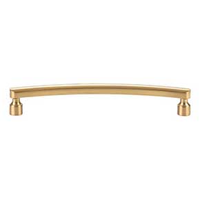 Atlas Homewares [A682-WB] Die Cast Zinc Cabinet Pull Handle - Lennox Series - Oversized - Warm Brass Finish - 6 5/16" C/C - 6 13/16" L