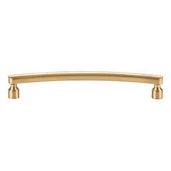 Atlas Homewares [A682-WB] Die Cast Zinc Cabinet Pull Handle - Lennox Series - Oversized - Warm Brass Finish - 6 5/16" C/C -  6 13/16" L