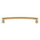 Atlas Homewares [A682-WB] Die Cast Zinc Cabinet Pull Handle - Lennox Series - Oversized - Warm Brass Finish - 6 5/16" C/C -  6 13/16" L