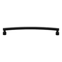 Atlas Homewares [A683-BL] Die Cast Zinc Cabinet Pull Handle - Lennox Series - Oversized - Matte Black Finish - 7 9/16&quot; C/C -  8 1/16&quot; L