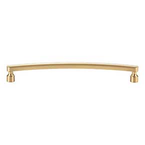 Atlas Homewares [A683-WB] Die Cast Zinc Cabinet Pull Handle - Lennox Series - Oversized - Warm Brass Finish - 7 9/16" C/C - 8 1/16" L