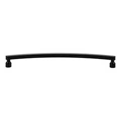 Atlas Homewares [A684-BL] Die Cast Zinc Cabinet Pull Handle - Lennox Series - Oversized - Matte Black Finish - 8 13/16" C/C -  9 5/16" L