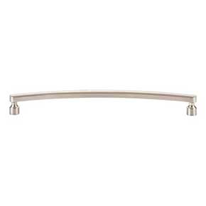 Atlas Homewares [A684-BRN] Die Cast Zinc Cabinet Pull Handle - Lennox Series - Oversized - Brushed Nickel Finish - 8 13/16" C/C - 9 5/16" L